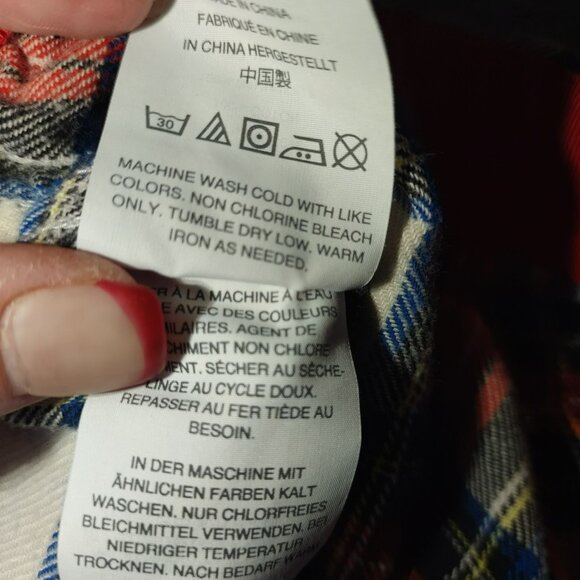 NOT FOR SALE J. Crew Womens Flannel Pajama Pants White-Out Plaid Sz S‎ Sleepwear - Picture 6 of 10